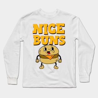 NICE Buns Burger Time Long Sleeve T-Shirt